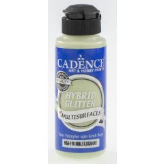 Cadence - Hybride acrylverf - Glitter - Spring green - 120 ml  (HSA-110)
