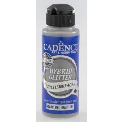 Cadence - Hybride acrylverf - Glitter - Graffity Gray -120 ml (HSA-081)