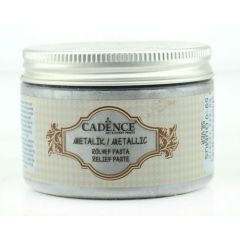 Cadence - Metallic Relief Pasta - Zilver - 150ml (5910) *