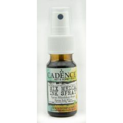 Cadence - Mix Media Shimmer inkt spray - Metallic - Donker Bruin - 25 ml (0011) *