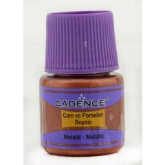 Cadence - Glas- en Porseleinverf Metallic - Koper - 45 ml (0072) 