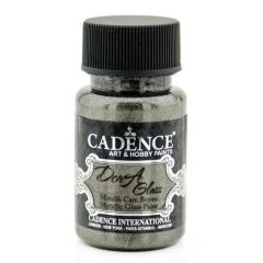 Cadence - Dora - Metallic Glas Verf - Antraciet - 50 ml (3138)