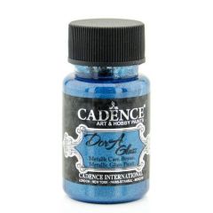 Cadence - Dora - Metallic Glas Verf - Blauw - 50 ml (3134)