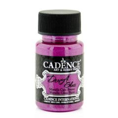 Cadence - Dora - Metallic Glas Verf - Helder Fuchia - 50 ml (3155)