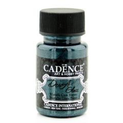 Cadence - Dora - Metallic Glas Verf - Petrolblauw - 50 ml (3140)