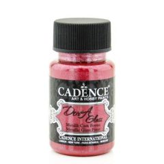 Cadence - Dora - Metallic Glas Verf - Rood - 50 ml (3133) 
