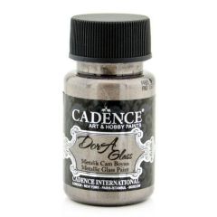 Cadence - Dora - Metallic Glas Verf - Roze bruin - 50ml (3170)