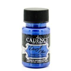 Cadence - Dora - Metallic Glas Verf - Sax blue - 50 ml (3154)