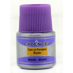 Cadence - Glas- en Porseleinverf Metallic - Zilver - 45 ml (0071) *