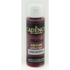 Cadence - Premium acrylverf - Bordeaux rood - 70ml (2000)
