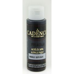 Cadence - Premium acrylverf - Zwart - 70ml (0002)