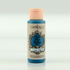 Cadence Style matt - textiel verf - Turkoois - 59ml  - F619 