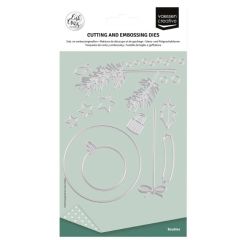Vaessen Creative • Snij- en Embossingmallen Kerstdecoraties 15st. (CAR0102)