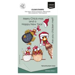 Vaessen Creative • Clear Stamps Kerstkippen 2 10st. (CAR0104)