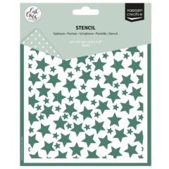 Vaessen Creative • Stencil Sterren 15x15cm (CAR0113) *