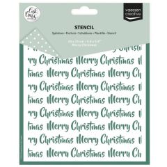 Vaessen Creative • Stencil Merry Christmas 15x15cm (CAR0114) *
