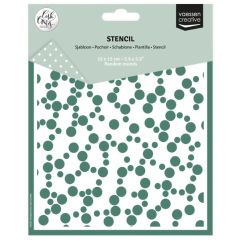 Vaessen Creative • Stencil Random Rounds 15x15cm (CAR0209) *