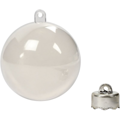 CC Acryl Ballen 2-delig d:6 cm 8 stuks (52142)