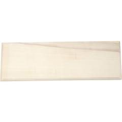 CC Houten Schild Naambord 10x30 cm per stuk (59224)
