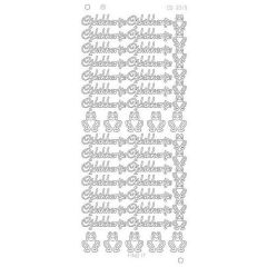 Opkikkertje platinum - Zilver
