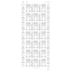 Champain Glasses S  - Zilver
