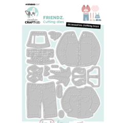 Creative Craftlab • Friendz Cutting Die Accessoires Clothing Boys - CD911*