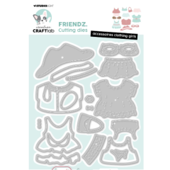 Creative Craftlab • Friendz Cutting Die Accessoires Clothing Girls - CD912*