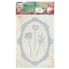 Studio Light • Jenine's Mindful Art Cutting Die Sending You Love Frame & Stems (JMA-SYL-CD962) *