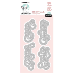 Creative Craftlab • Essentials Cutting Die Wordz Super (CCL-ES-CD964) *