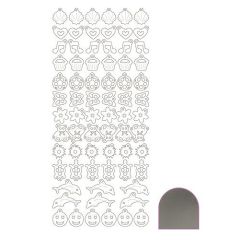 Charm sticker - Silver
