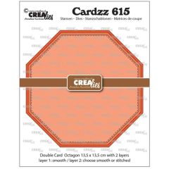 Crealies • Cardzz Dubbele Kaart Achthoek (CLCZ615) *