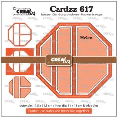 Crealies • Cardzz Frame & Inlay Helen (CLCZ617) *