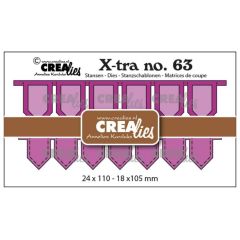 Crealies • Xtra Banners 2x (CLXTRA63) *