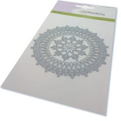 CraftEmotions Die - border rond magic ice crystal Card 10,5x14,8cm (115633/0531) (AFGEPRIJSD)