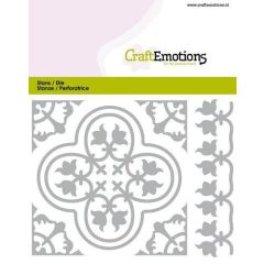 CraftEmotions Die - Tegel 2 Card 11x9cm - 82 mm (115633/0826) (AFGEPRIJSD)