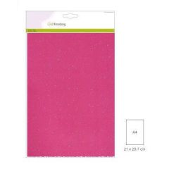 CraftEmotions glitterkarton 5 vel Neon Roze +/- 29x21cm 220gr (001290/2135)