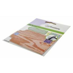 CraftEmotions Impress stamp Die - Labels houtstructuur Card 11x9cm (115633/3404) (AFGEPRIJSD)