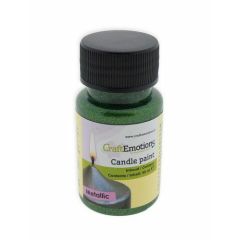 CraftEmotions Kaarsen verf groen 50 ml (640025/2135)