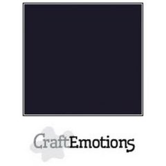 CraftEmotions karton glad 10 vel zwart 27x13,5cm 250gr (000236/1350)