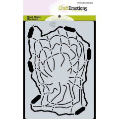 CraftEmotions Mask stencil Ocean kapot visnet A6 Carla Creaties (185070/0125) (AFGEPRIJSD)