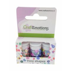 CraftEmotions Tiny Shapes - 3 tubes - various shapes 2  (470003/0012)