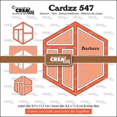 Crealies Cardzz Frame & Inlays Barbara 9,7x11,7cm (CLCZ547) *
