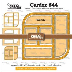 Crealies Cardzz Frame & Inlays Wendy 11,5x11,5cm (CLCZ544) *