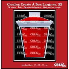 Crealies Create A Box Large Lantaarn finished:16x11x11cm (CCABL22) *