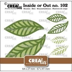 Crealies Inside or Out - Bladeren A 67x41mm (CLIO102) *