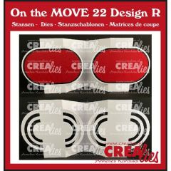 Crealies On the MOVE Design R cirkels 10x13,5cm (CLMOVE22) *