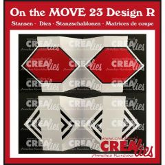 Crealies On the MOVE Design R diamanten 10x13,5cm (CLMOVE23) *