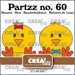 Crealies Partzz Kuiken 37x40mm (CLPartzz60) *