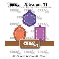 Crealies Xtra Charms set C CLXtra71 28x34mm - 22x38mm *