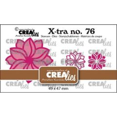 Crealies Xtra Fantasiebloem A klein CLXtra76 49x47mm *